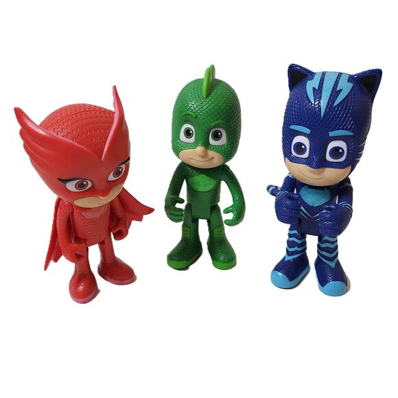 PJ Masks Action Figures – Talking Toys – Trio Set – Kids TV Show Characters - Picture 1 of 8